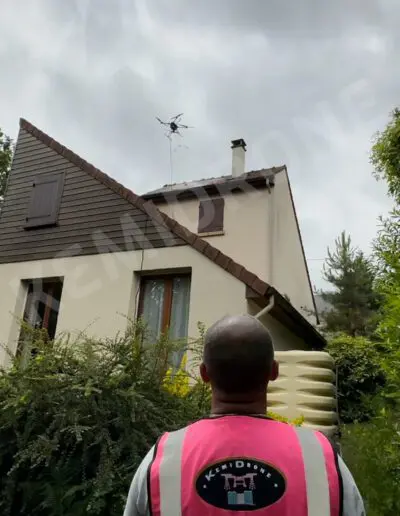Nettoyage par drone