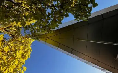 Nettoyage bardage centre commercial par drone : Châteauroux